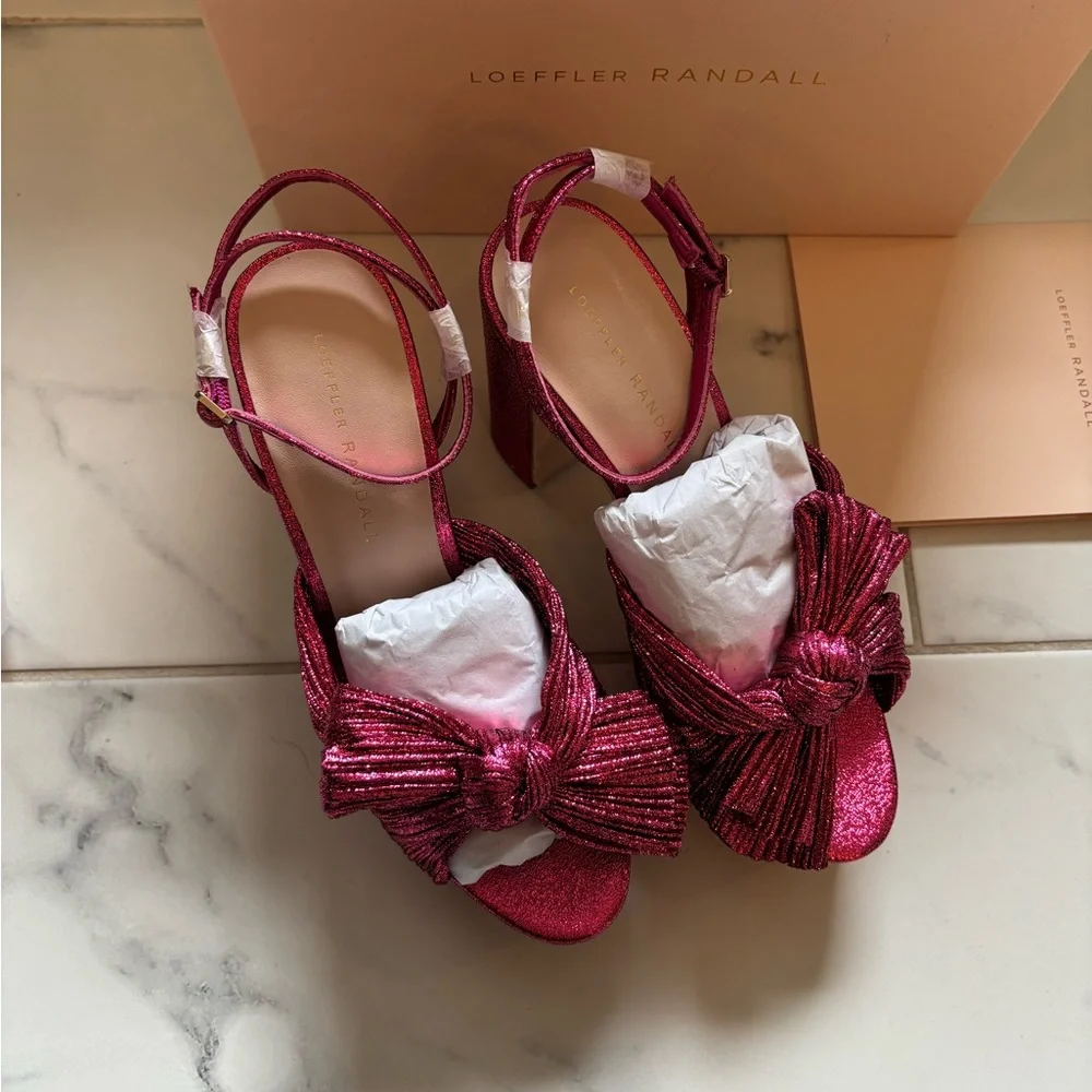 NWT Loeffler Randal Natalia Platforms - Picture 6 of 9